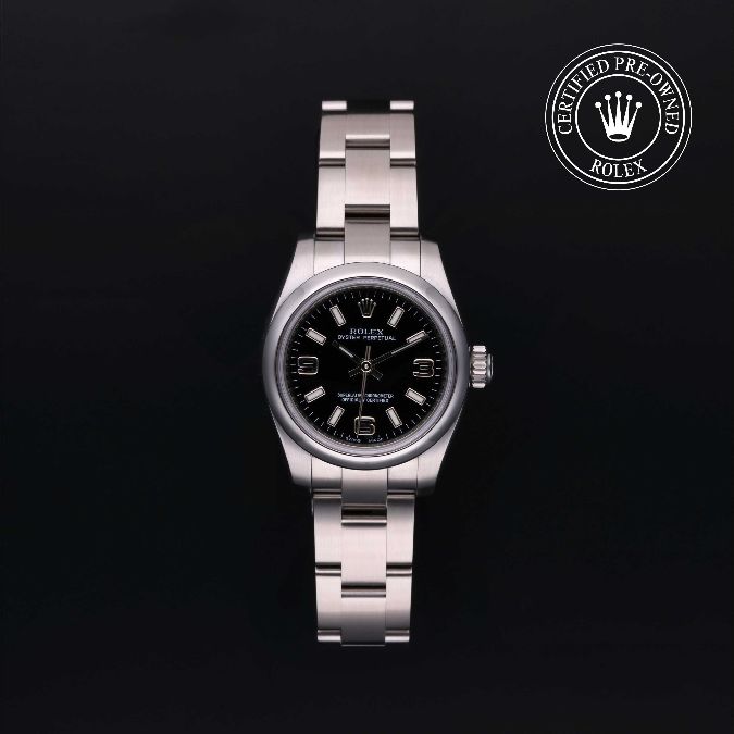 76080 ブラック ROLEX（ロレックス）オイスターパーペチュアル